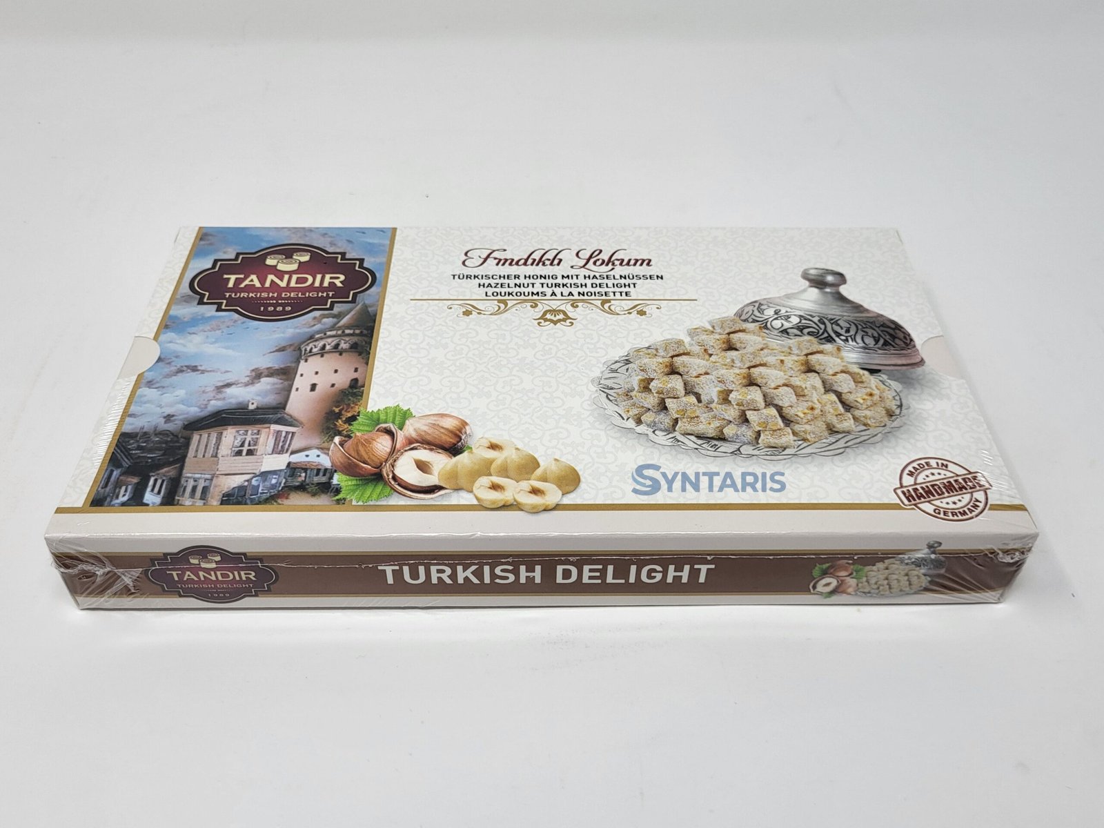 Türkischer Lokum Türkischer Delight mit Haselnuss - ab 3,90 €/Stück | Handgemacht | Syntarix-1 Türkischer Lokum Türkischer Delight mit Haselnuss - ab 3,90 €/Stück | Handgemacht | Syntarix-1