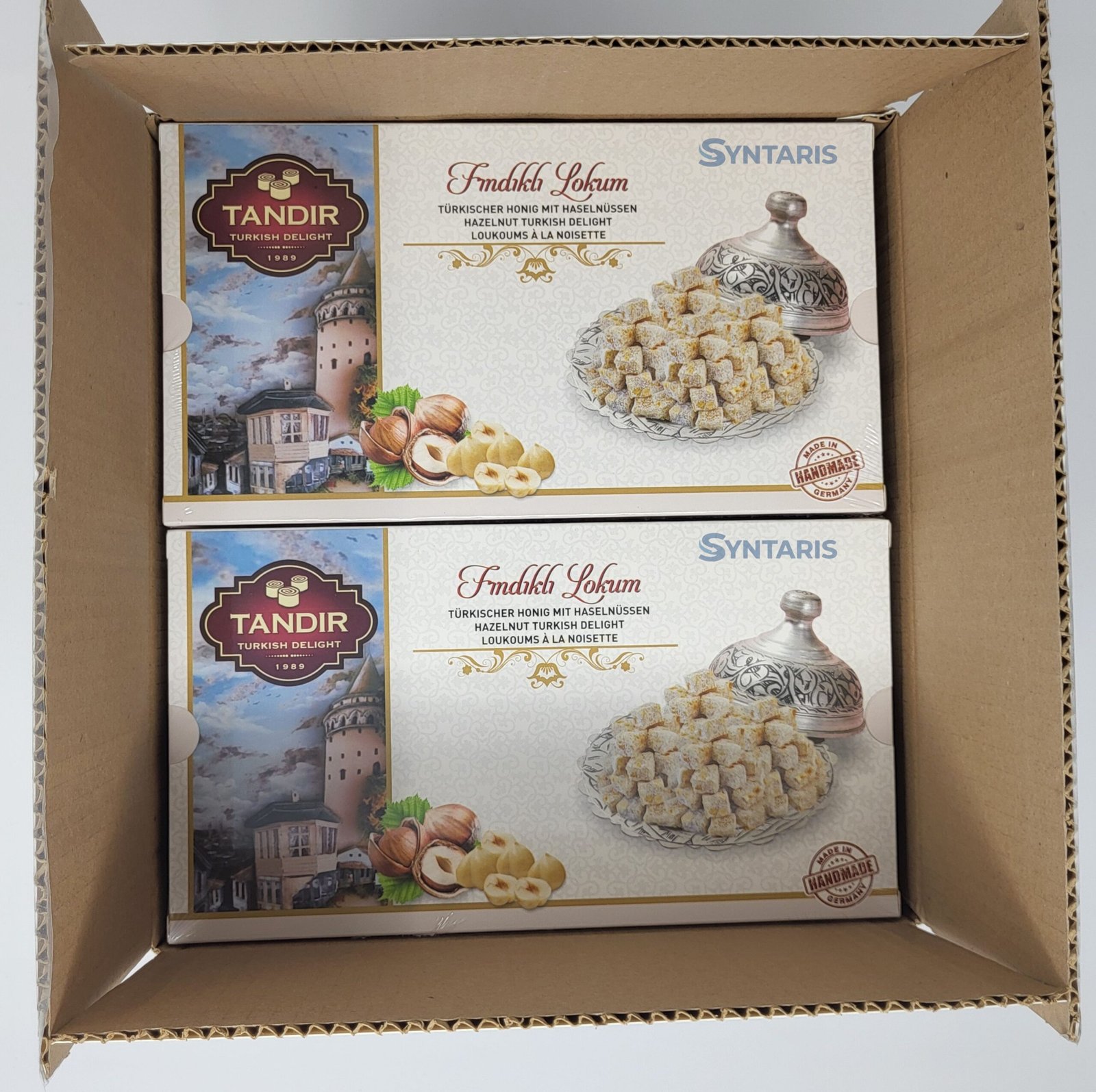 Türkischer Lokum Türkischer Delight mit Haselnuss - ab 3,90 €/Stück | Handgemacht | Syntarix-12 Türkischer Lokum Türkischer Delight mit Haselnuss - ab 3,90 €/Stück | Handgemacht | Syntarix-12