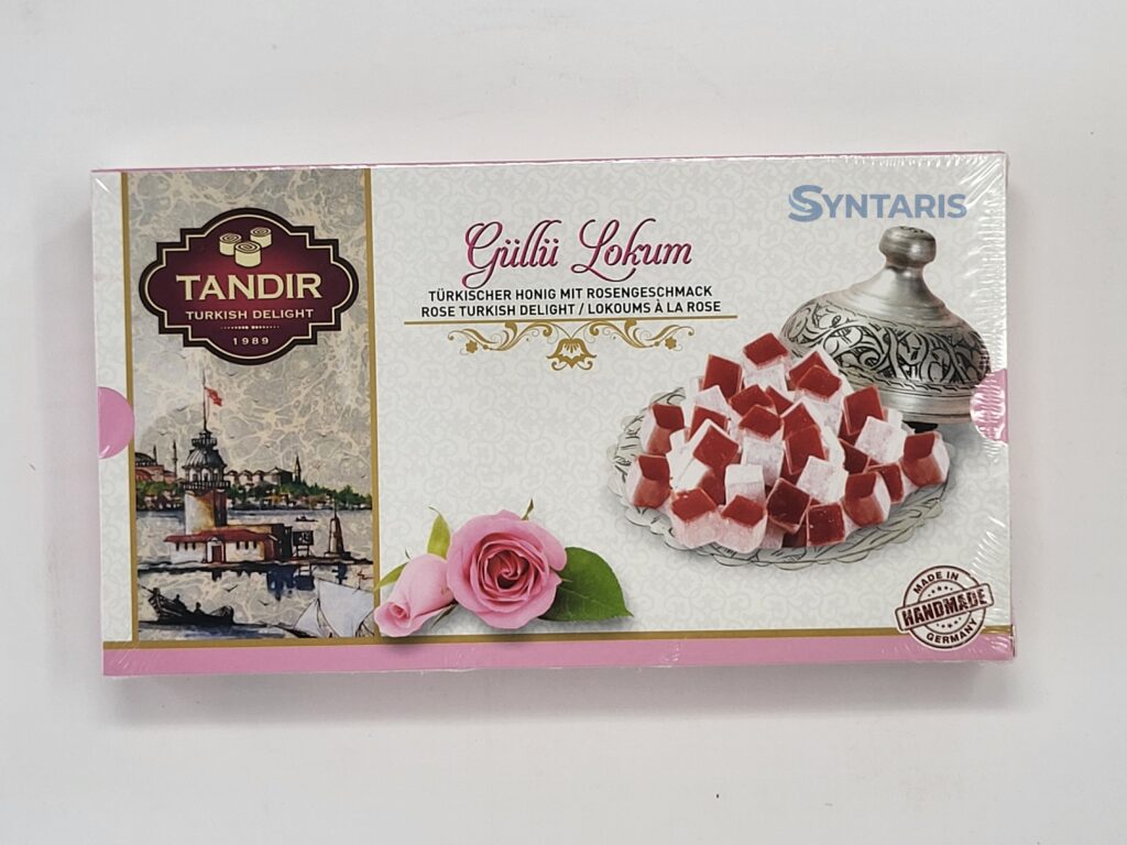 türkischer lokum mit rosengeschmack handgemacht | syntarix | made in germany