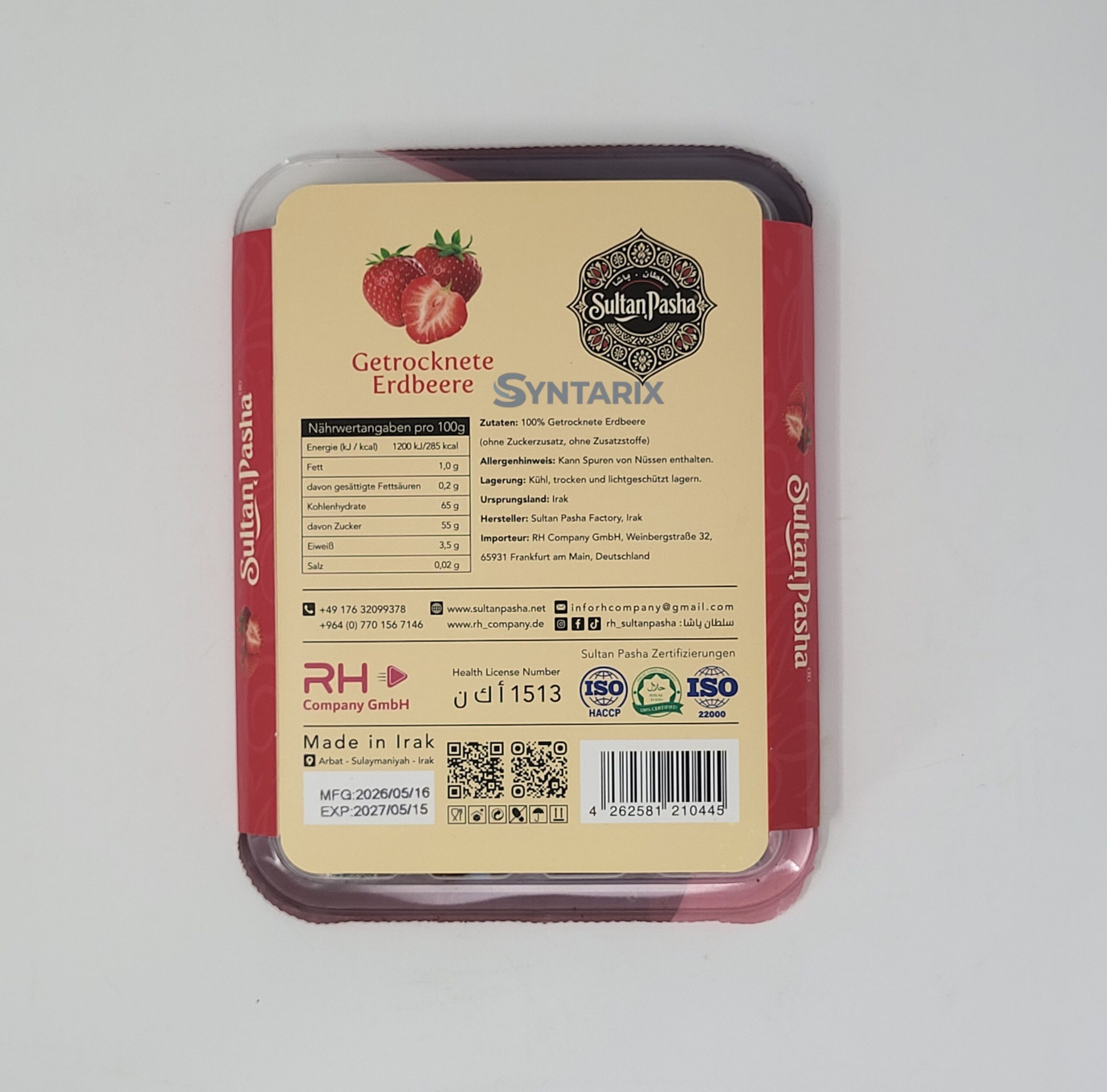Getrocknete Erdbeeren Strawberry Çilek 150 Getrocknete Erdbeeren Strawberry Çilek 150