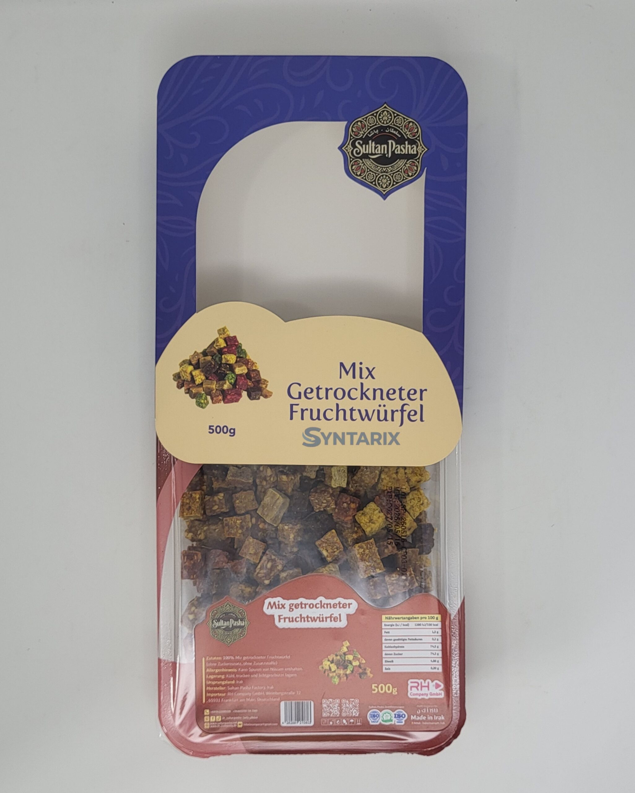 Getrocknete Fruchtwürfel-Mischung Fruit Cube Mix 176 Getrocknete Fruchtwürfel-Mischung Fruit Cube Mix 176