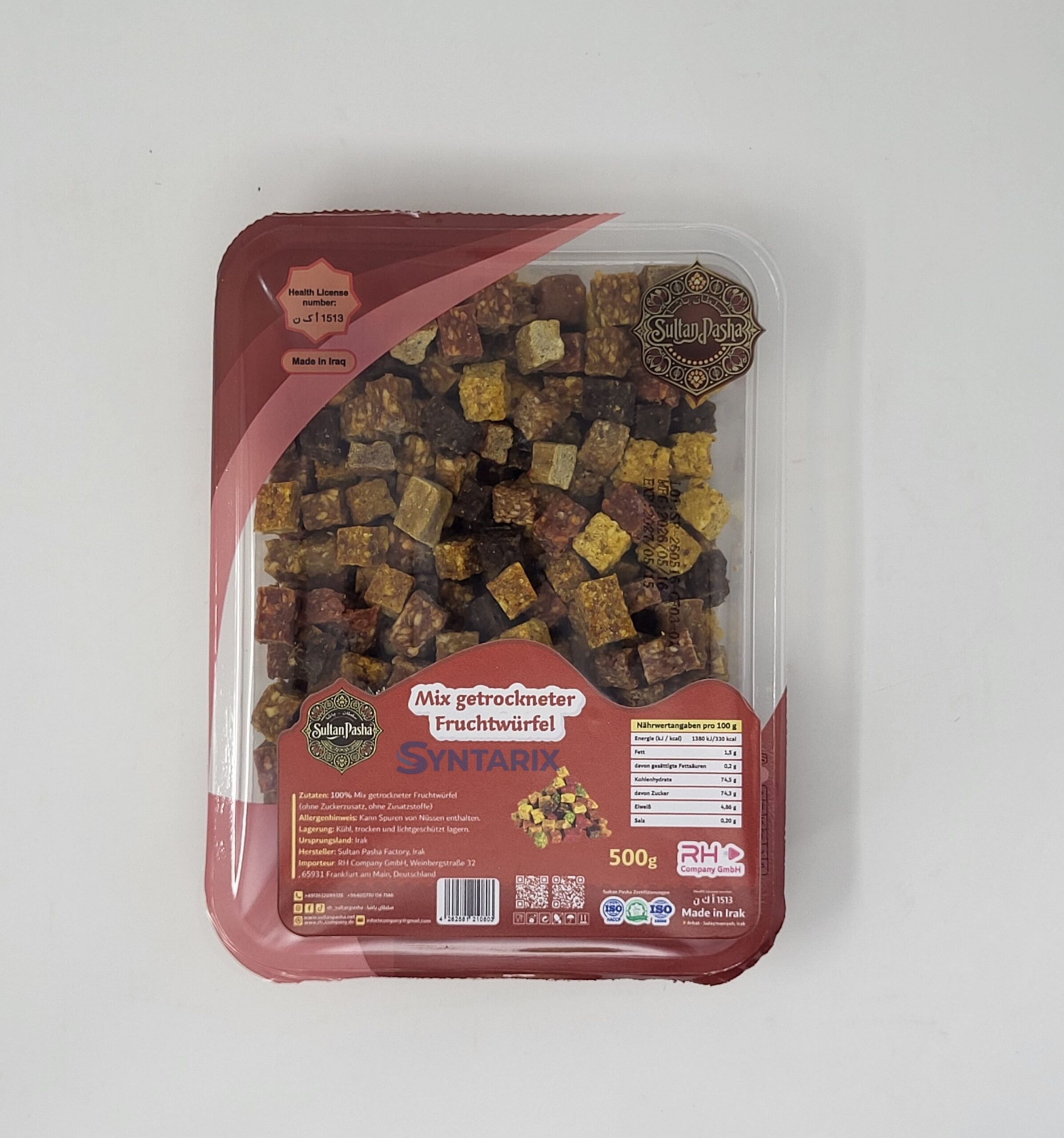 Getrocknete Fruchtwürfel-Mischung Fruit Cube Mix 177 Getrocknete Fruchtwürfel-Mischung Fruit Cube Mix 177