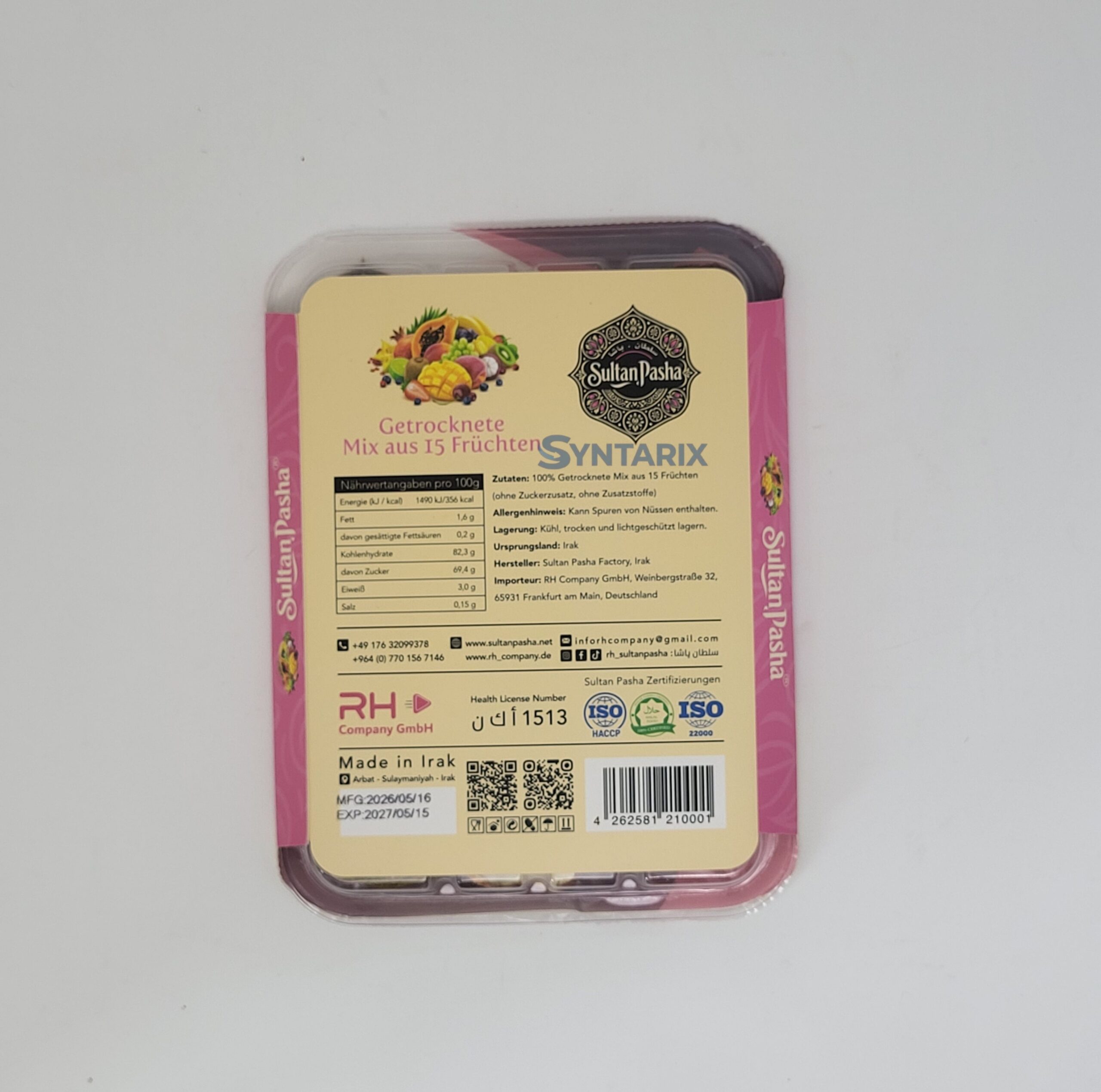 Getrocknete 15-Früchte-Mischung Mix aus 15 Früchten 219 Getrocknete 15-Früchte-Mischung Mix aus 15 Früchten 219