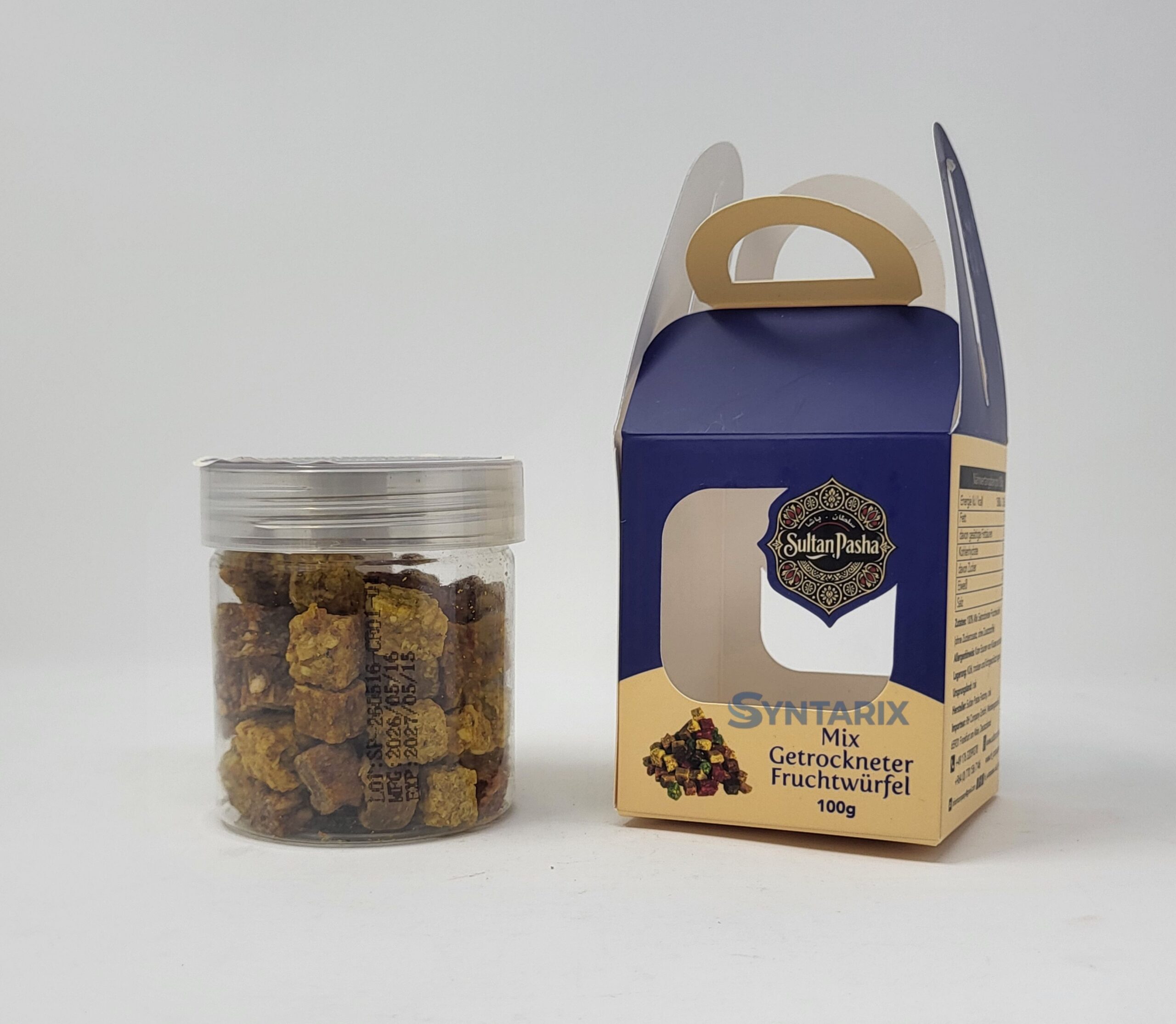 Getrocknete Fruchtwürfel-Mischung Fruit Cube Mix 238 Getrocknete Fruchtwürfel-Mischung Fruit Cube Mix 238